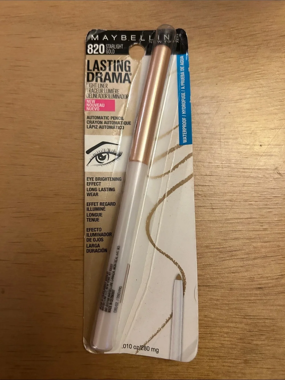 Free w/bundle or purchase new Maybelline lasting drama eyeliner starlight 🤩🌟gold